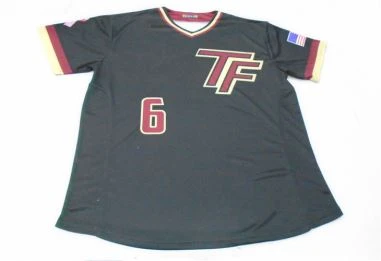 V-cou simple de maillots de baseball avec votre logo