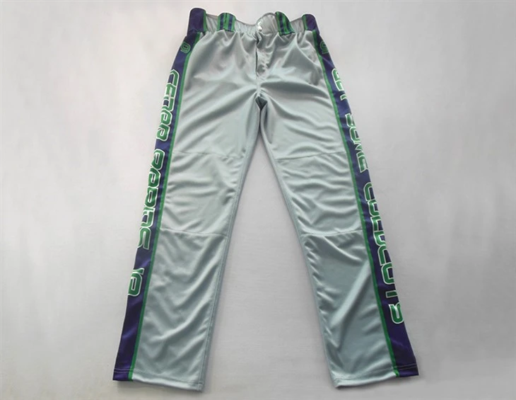 Sublimation Bon vêtement de pantalon de baseball